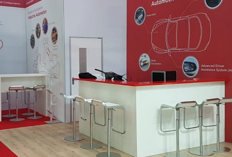 Messestand Electronica