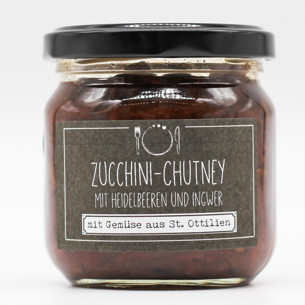 Zucchini-Chutney Heidelbeere