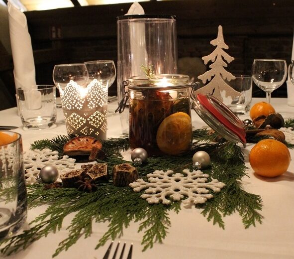 Firmenweihnachtsfeier Dekoration